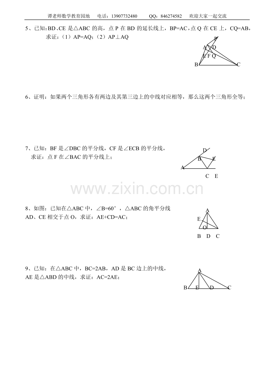 八年级数学竞赛讲座全等三角形.doc_第2页