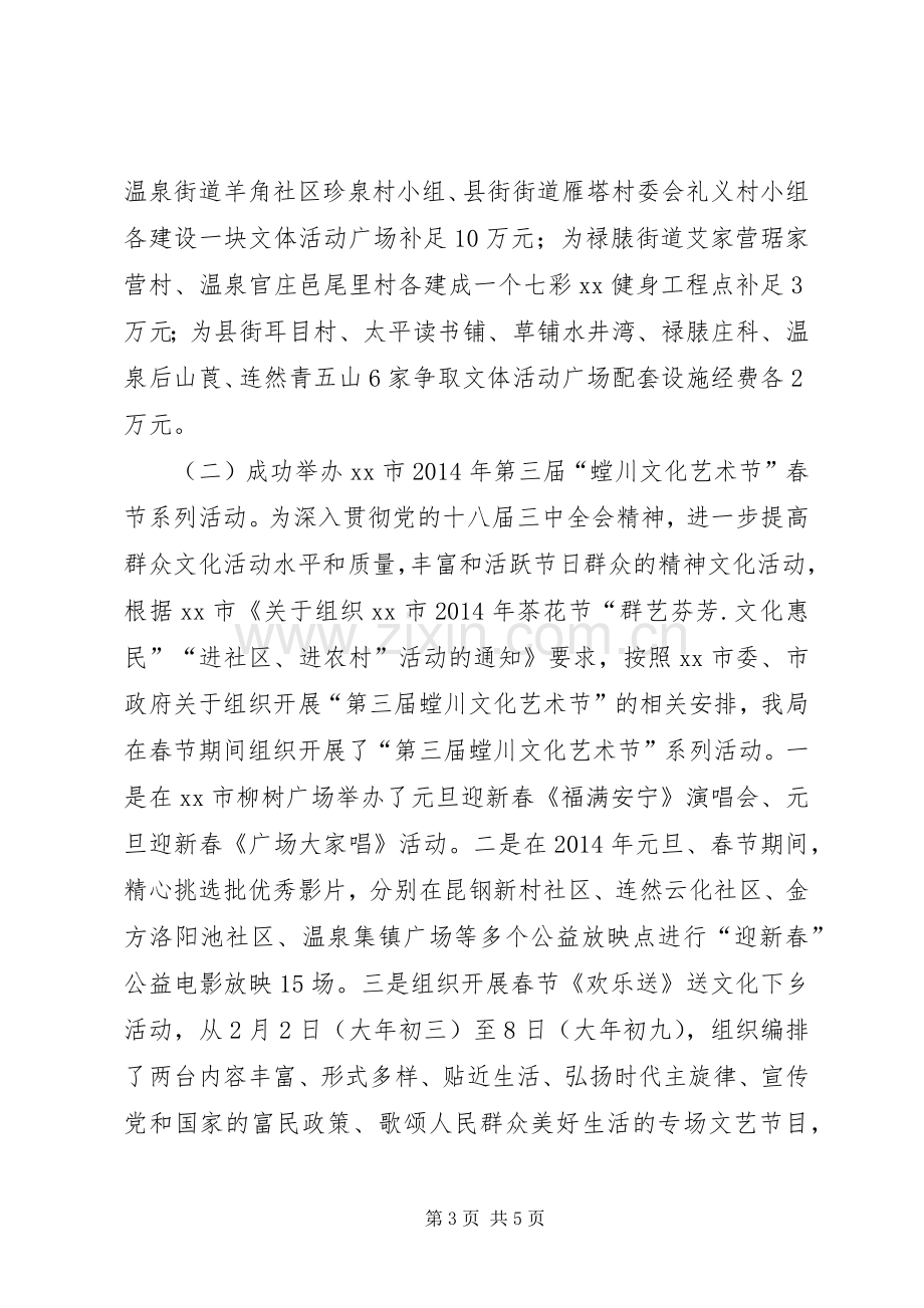 文体局上半年工作总结及下半年工作计划.docx_第3页