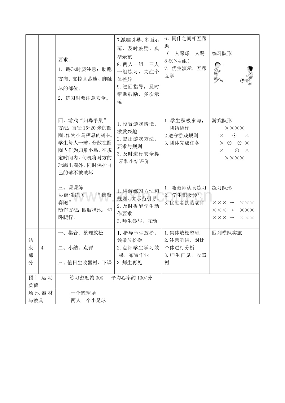 附件4：足球课时教学计划.doc_第2页