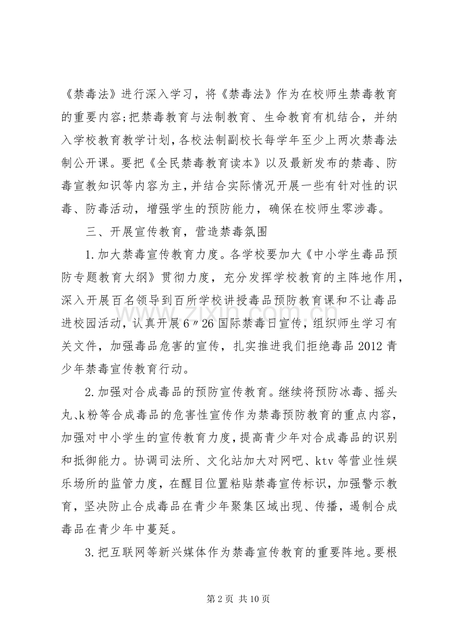 中学禁毒工作计划范文.docx_第2页