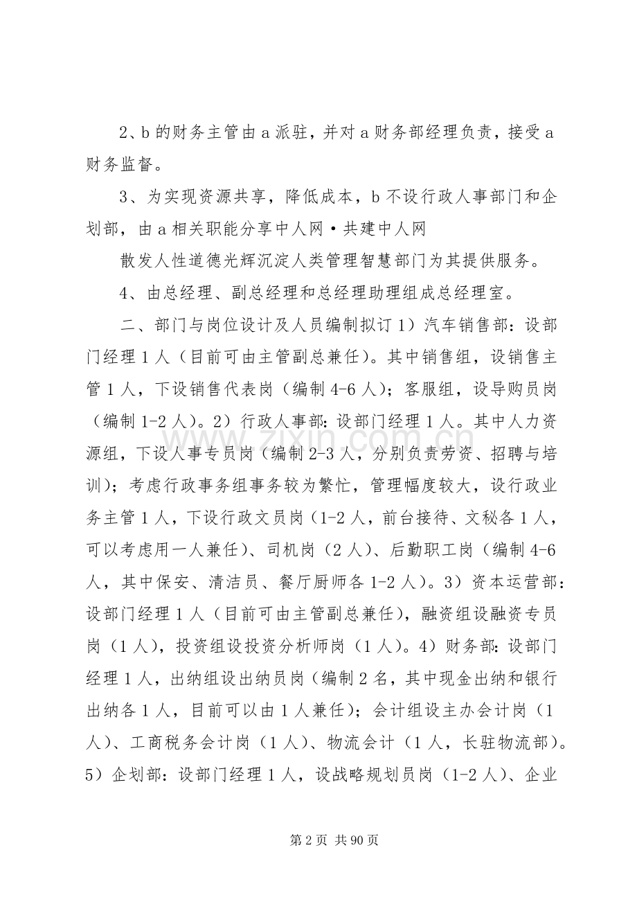 公司人力资源规划书范文.docx_第2页