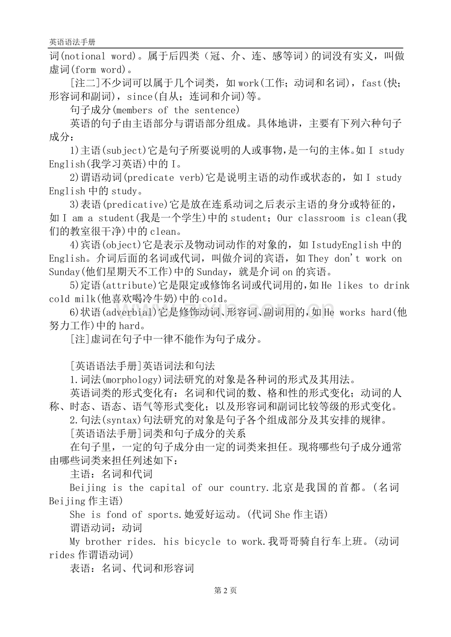 学英语必看英语语法手册(全).doc_第2页