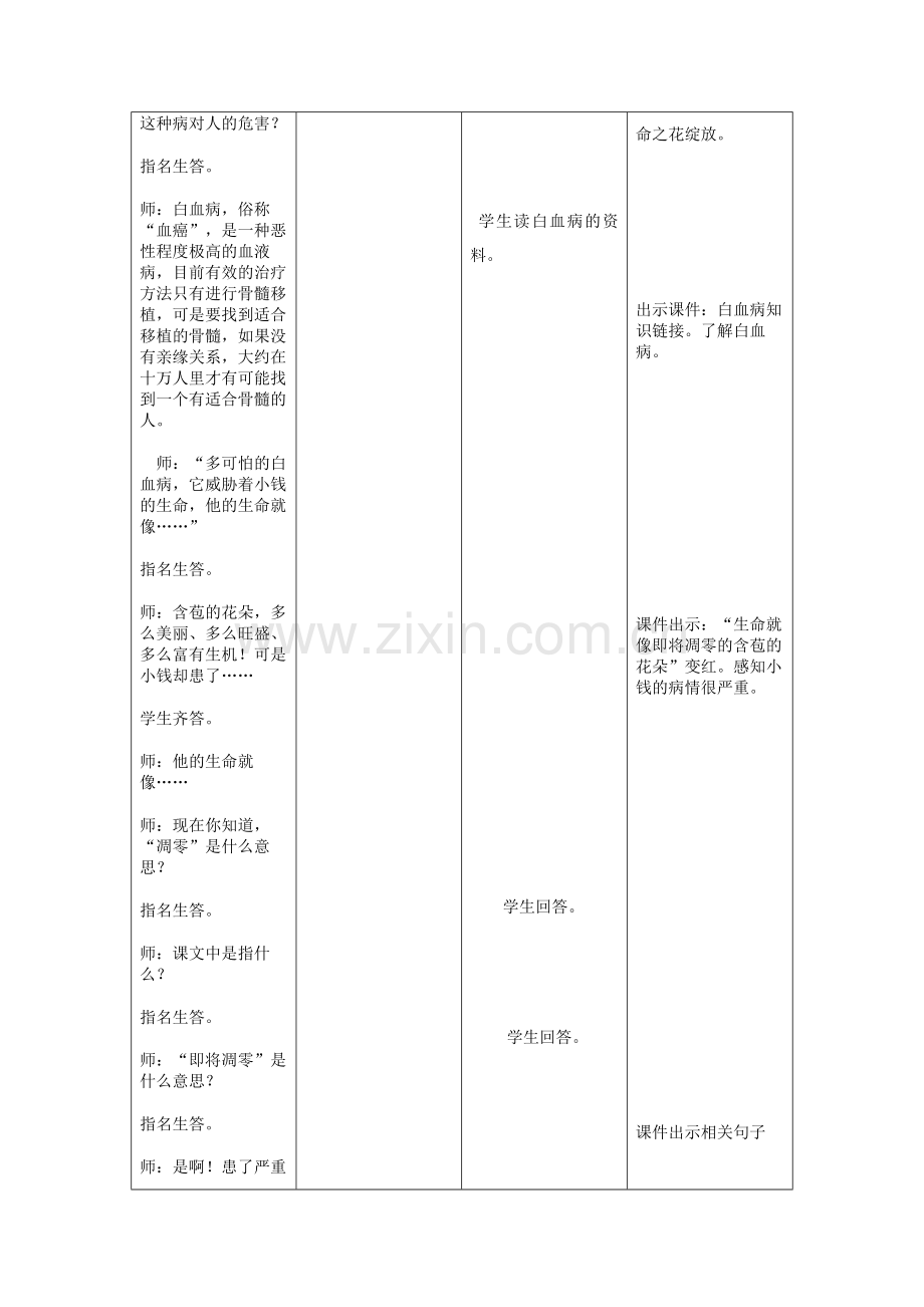 龙源湖学校王玲琴《跨越海峡的生命桥》教学设计.doc_第3页