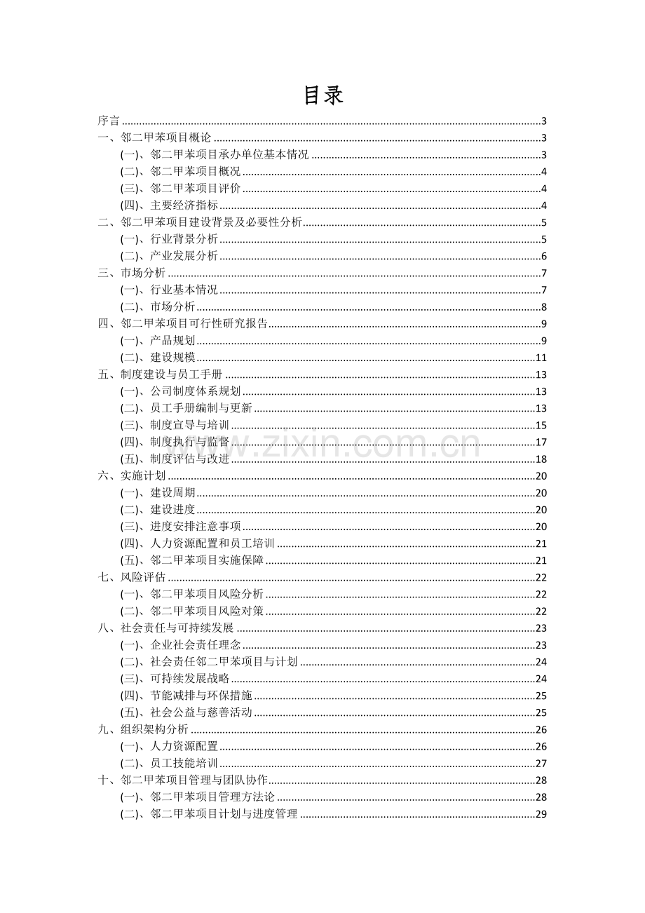 邻二甲苯项目投资分析及可行性报告.docx_第2页