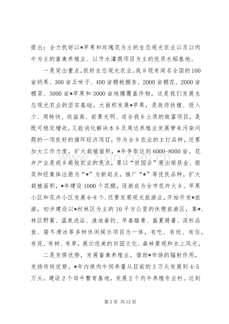 乡政府工作计划.docx_第2页