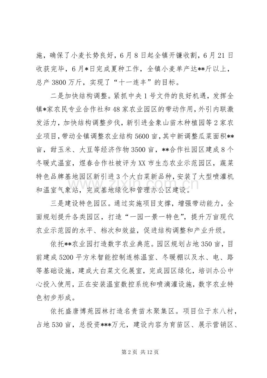 乡镇半年工作总结和下半年工作计划_1.docx_第2页