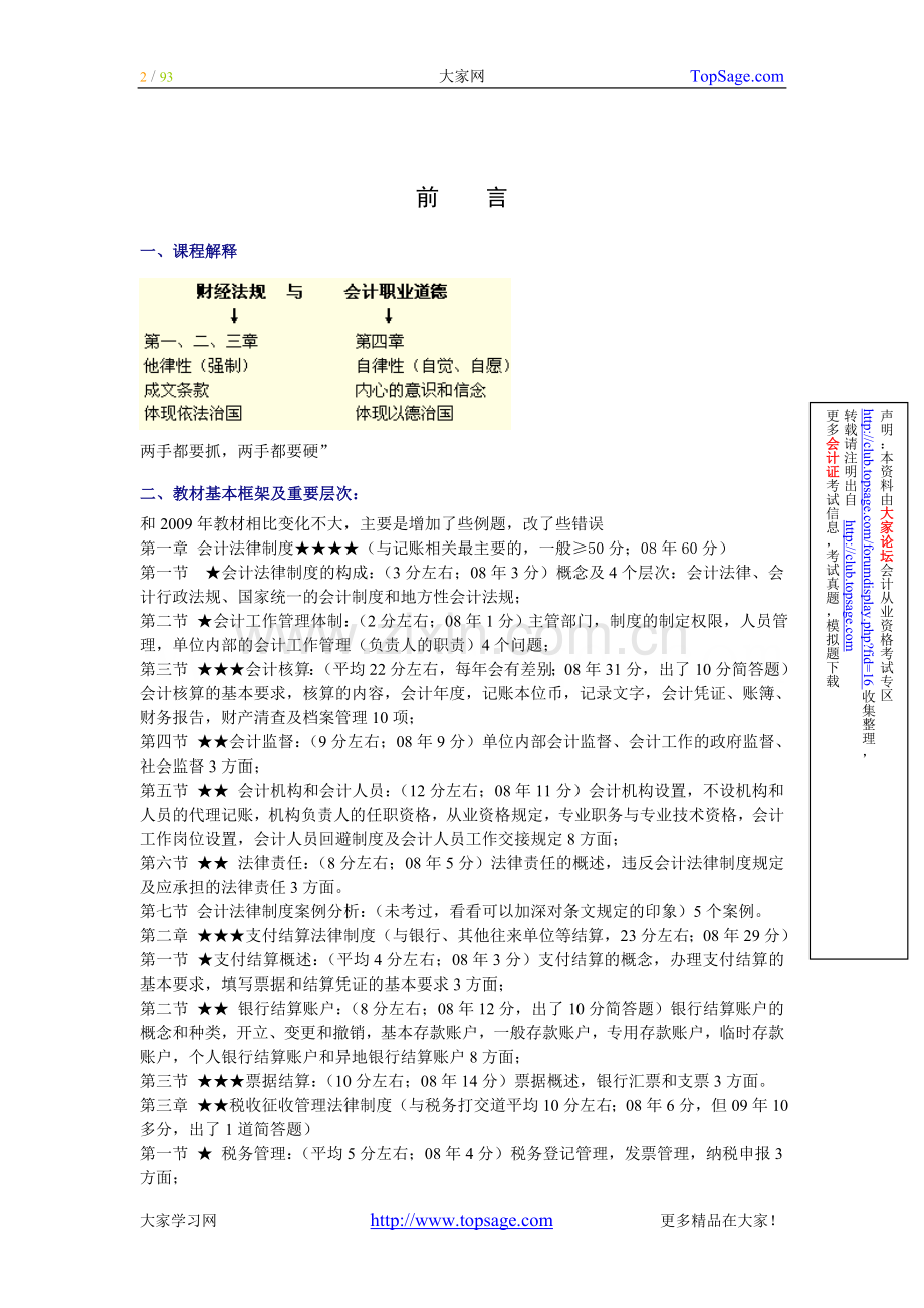 [北京]2010年会计从业资格考试《财经法规》重点内容总结.doc_第2页