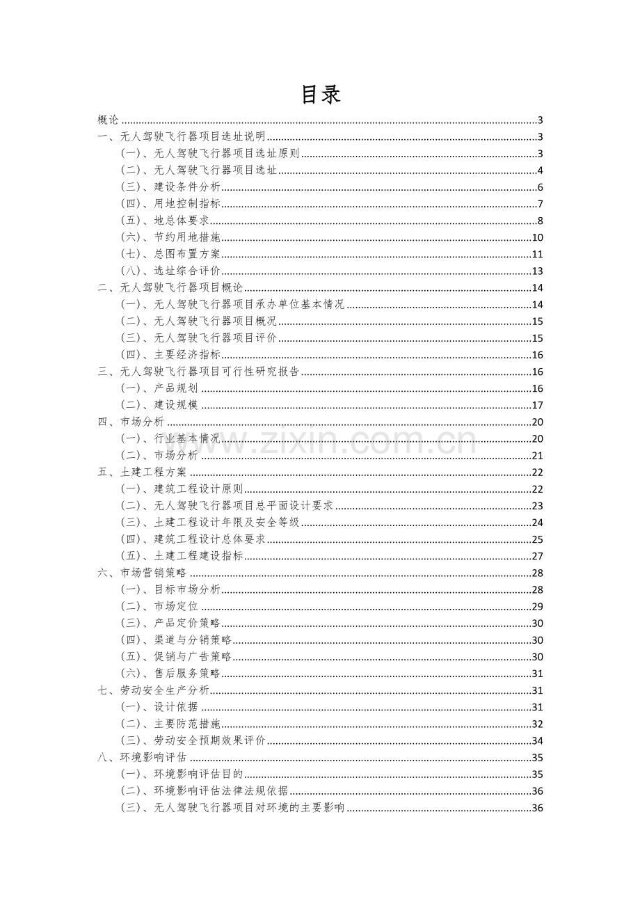 无人驾驶飞行器项目可行性研究报告.docx_第2页