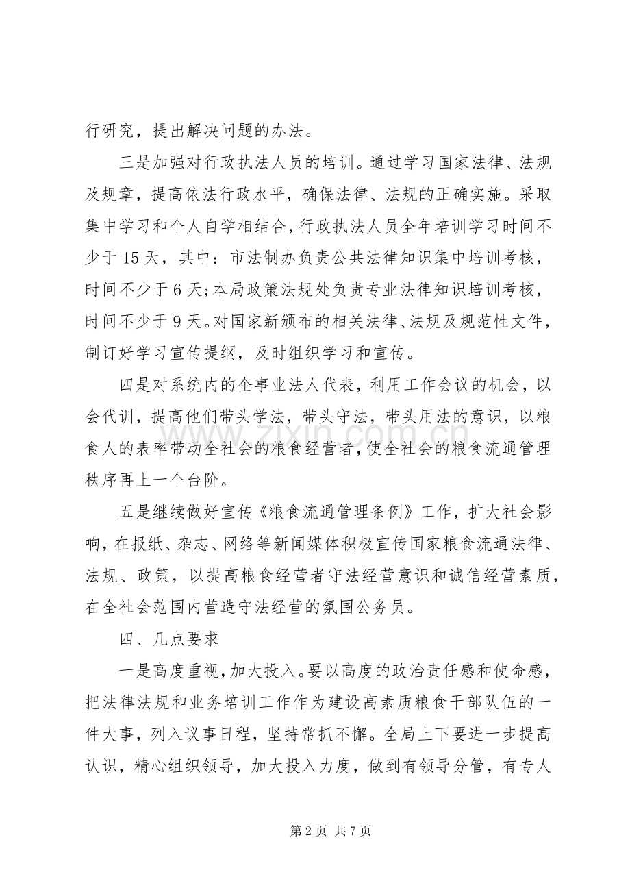 XX年公务员培训计划 .docx_第2页