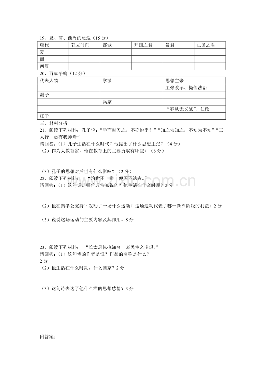 七年级历史第二单元测试.doc_第2页