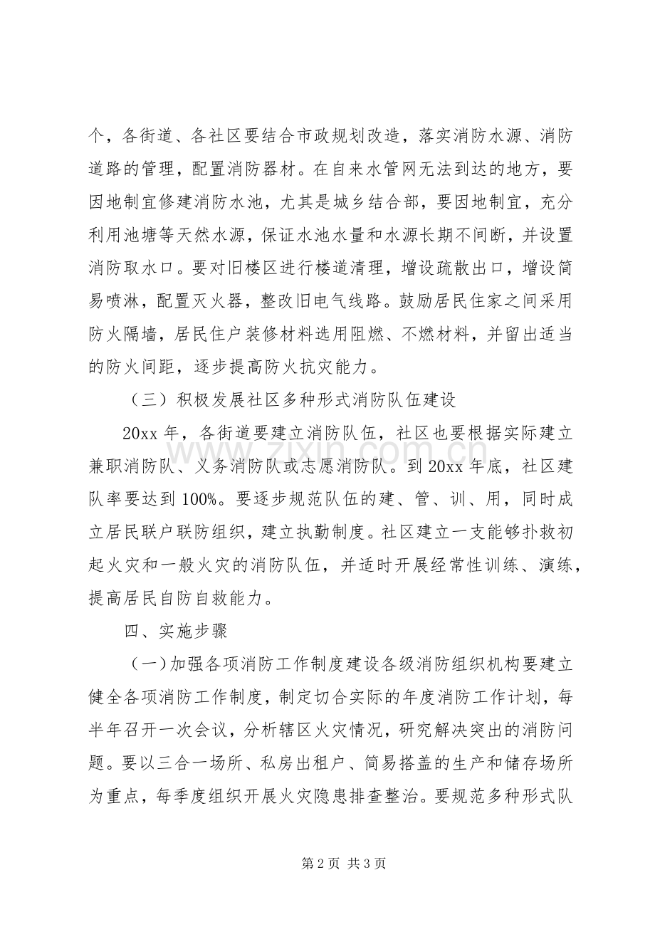 社区XX年消防工作计划.docx_第2页