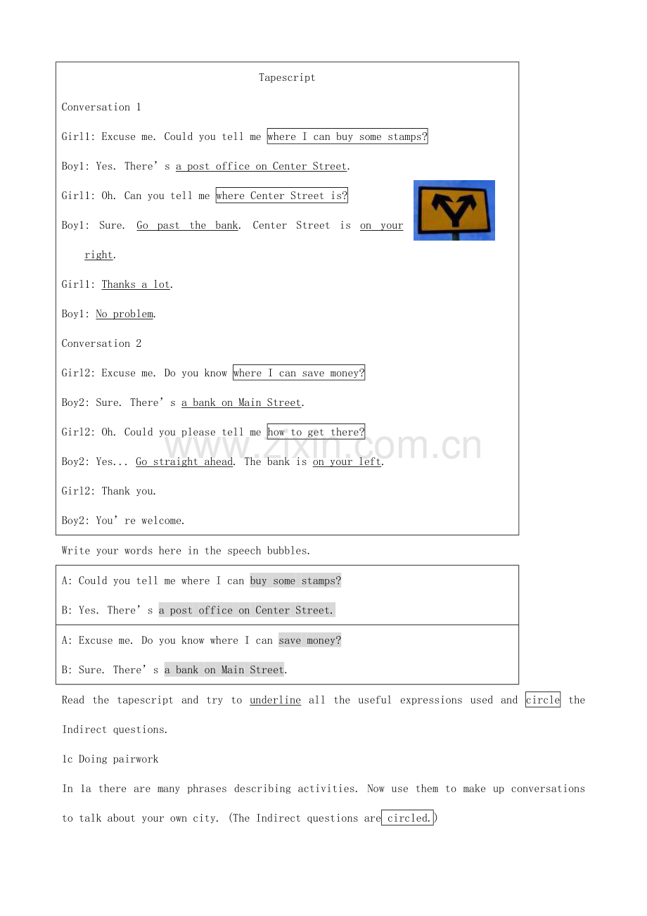 九年级英语Unit11 Could you please tell me where the restrooms are教案.doc_第3页