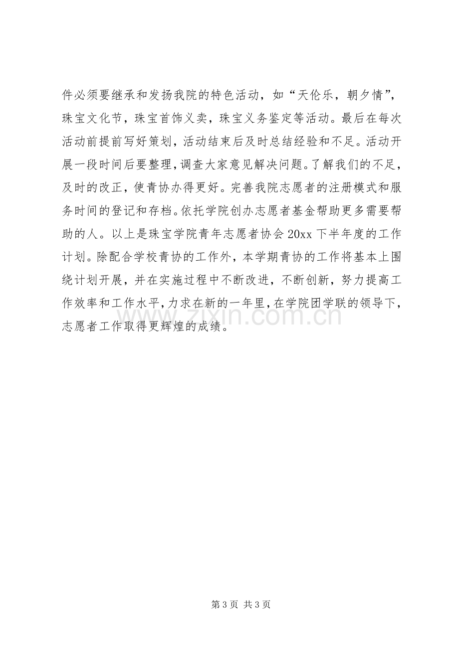 20XX年青年志愿者协会工作计划.docx_第3页