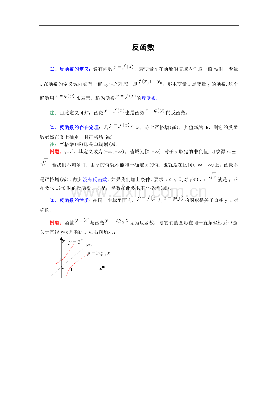 高中数学电子书——常见函数.doc_第1页