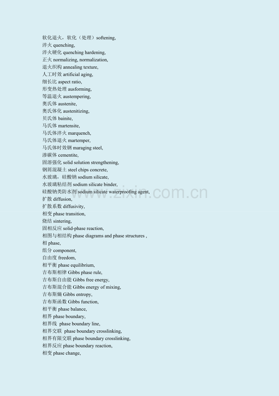 材料英语证书考试(PEC)-材料工程词汇汇总.doc_第3页