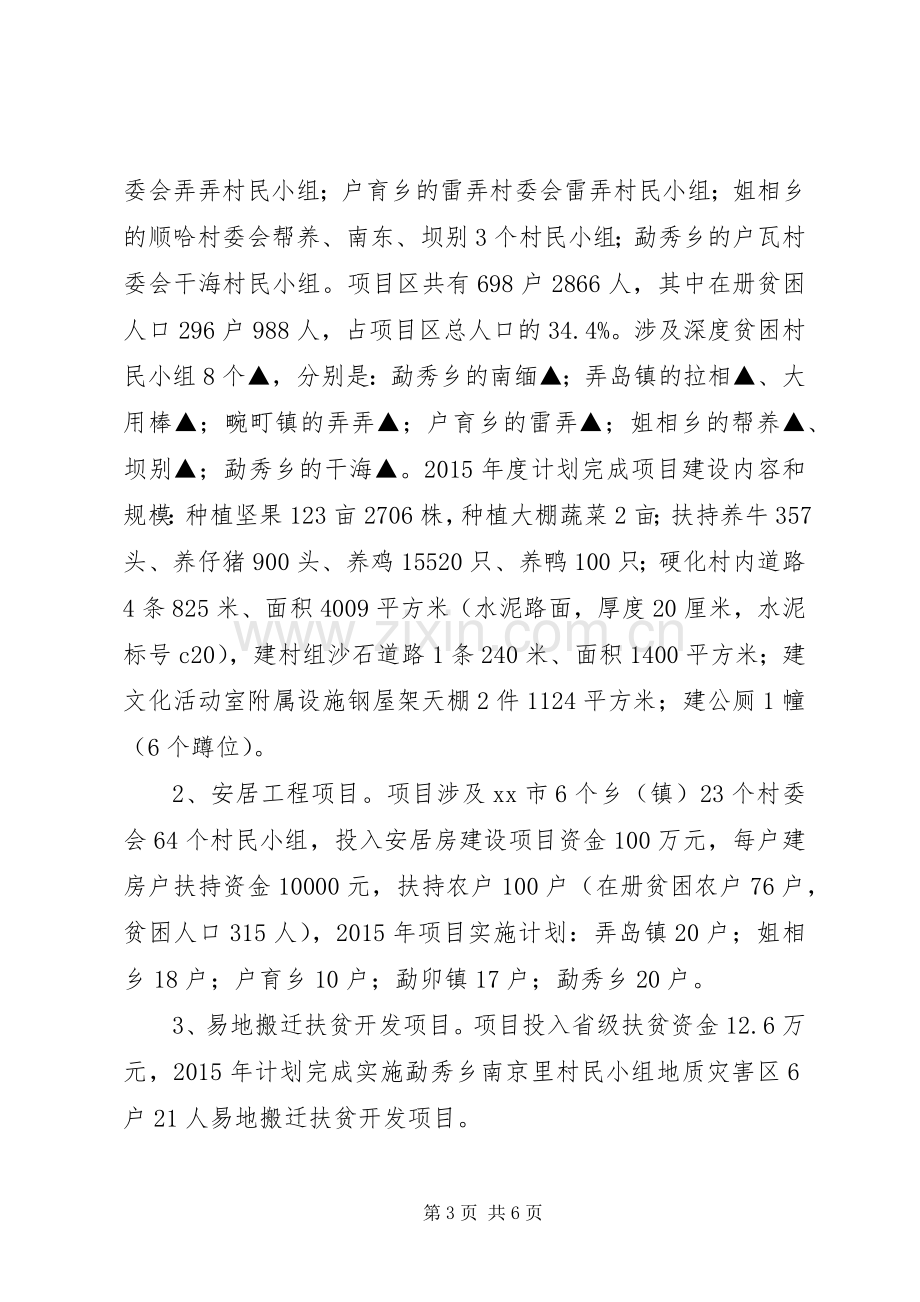 XX年扶贫办年度扶贫开发工作计划.docx_第3页