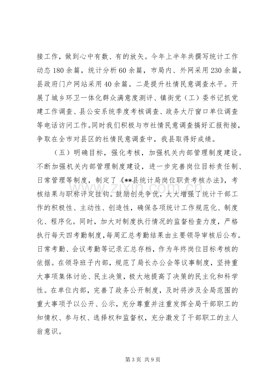 统计局半年工作总结及下半年工作计划_1.docx_第3页