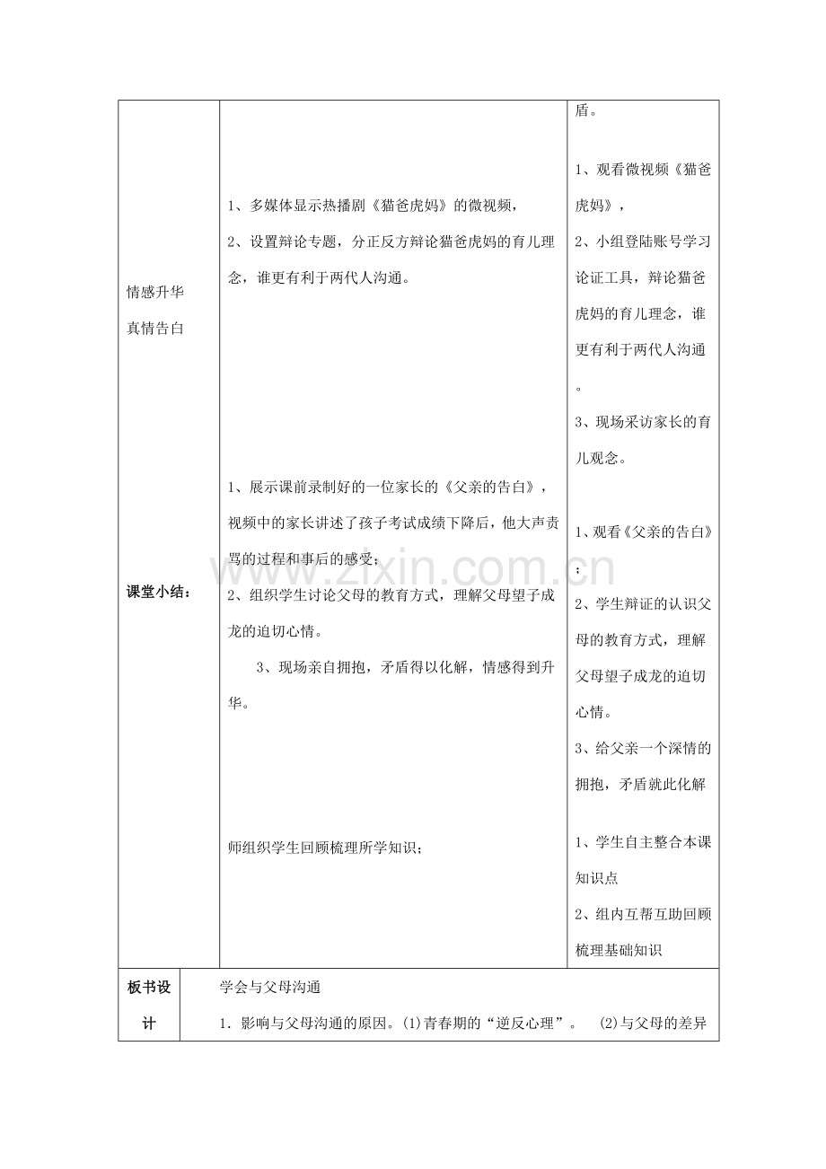 八年级政治上册 第1单元 让爱驻我家 第1课 相亲相爱一家人教案2 鲁教版-鲁教版初中八年级上册政治教案.doc_第3页