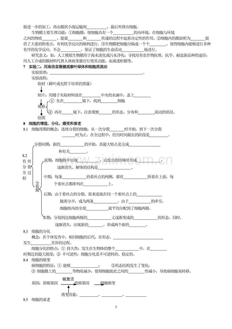 高考生物学知识要点的自我梳理(1).doc_第3页