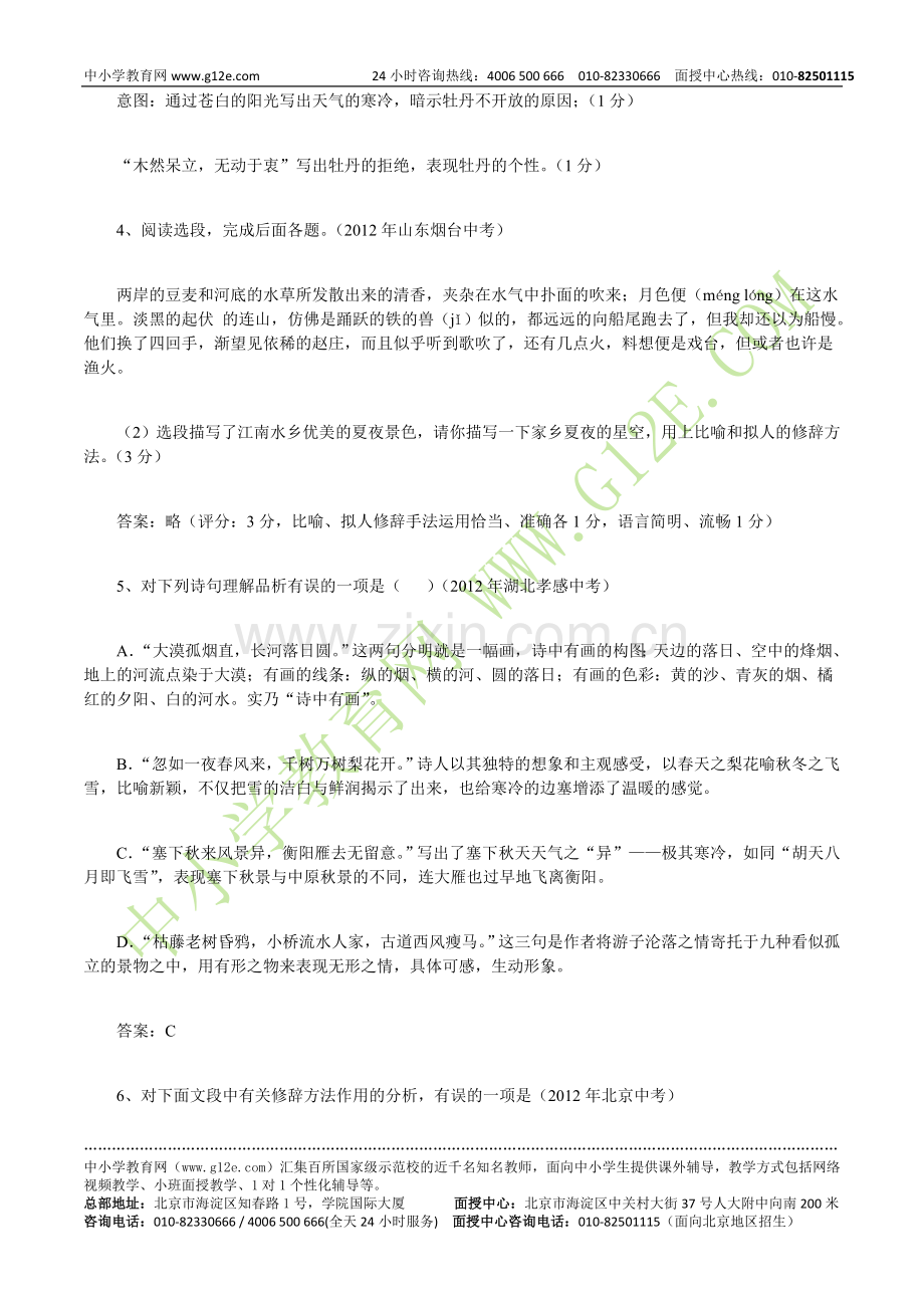 中考语文复习考点：修辞.doc_第3页