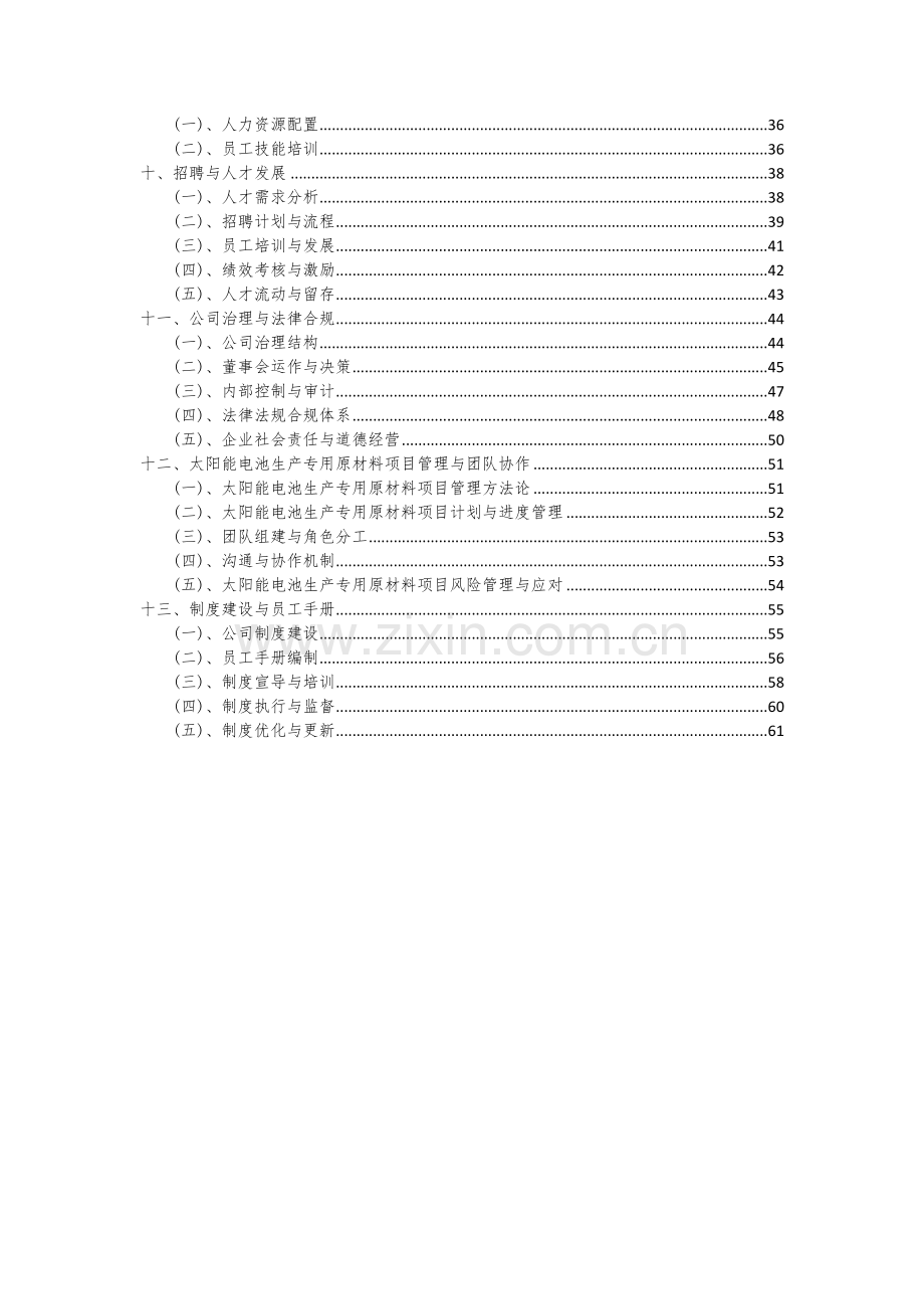 太阳能电池生产专用原材料项目创业计划书.docx_第3页