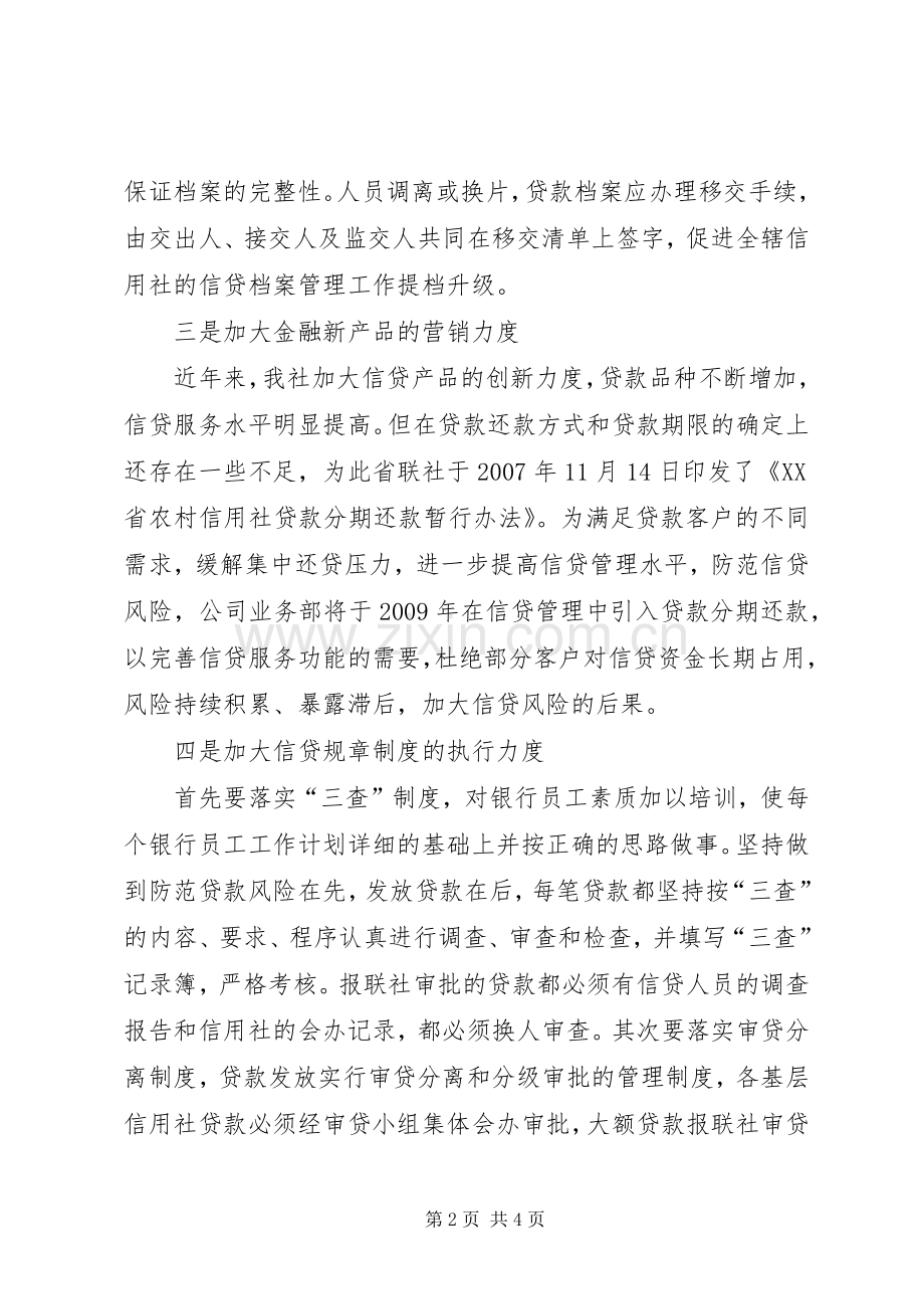 银行信贷年度工作计划.docx_第2页