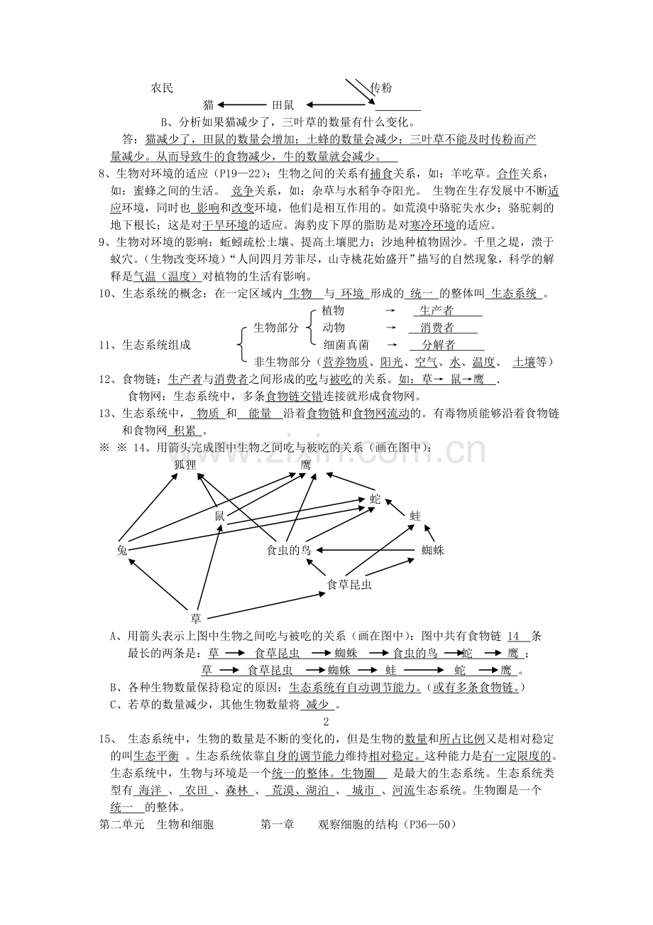 初中生物七八年级全册复习提纲.doc_第2页