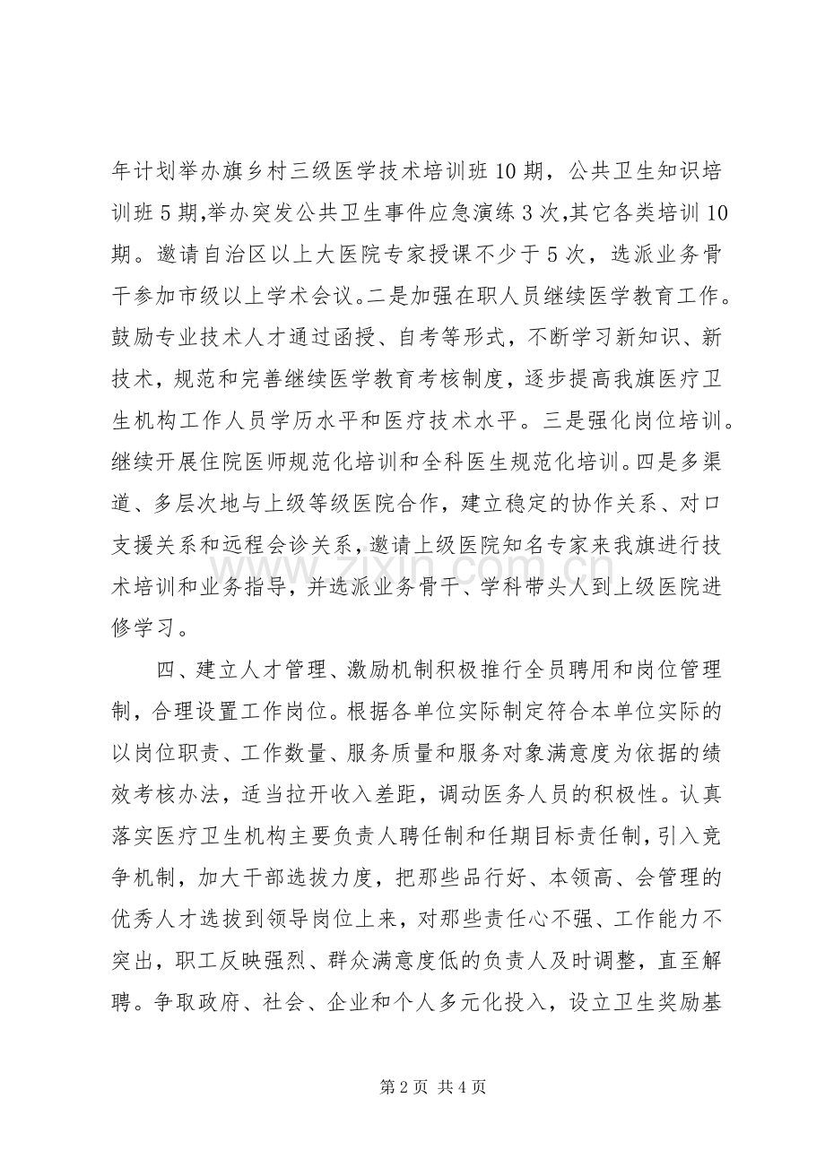 卫生局年度人才工作计划.docx_第2页