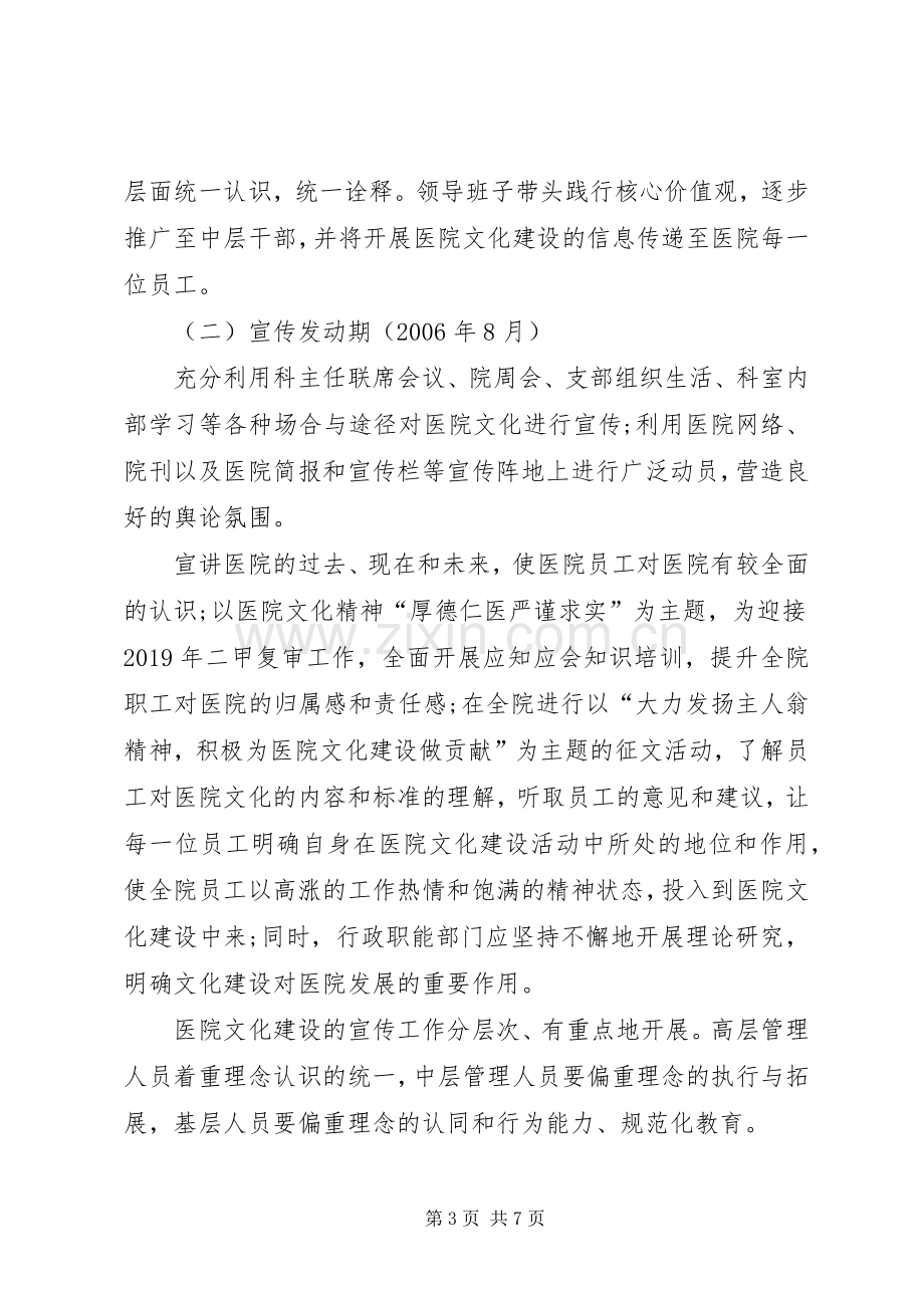 人民医院文化建设方案及计划.docx_第3页