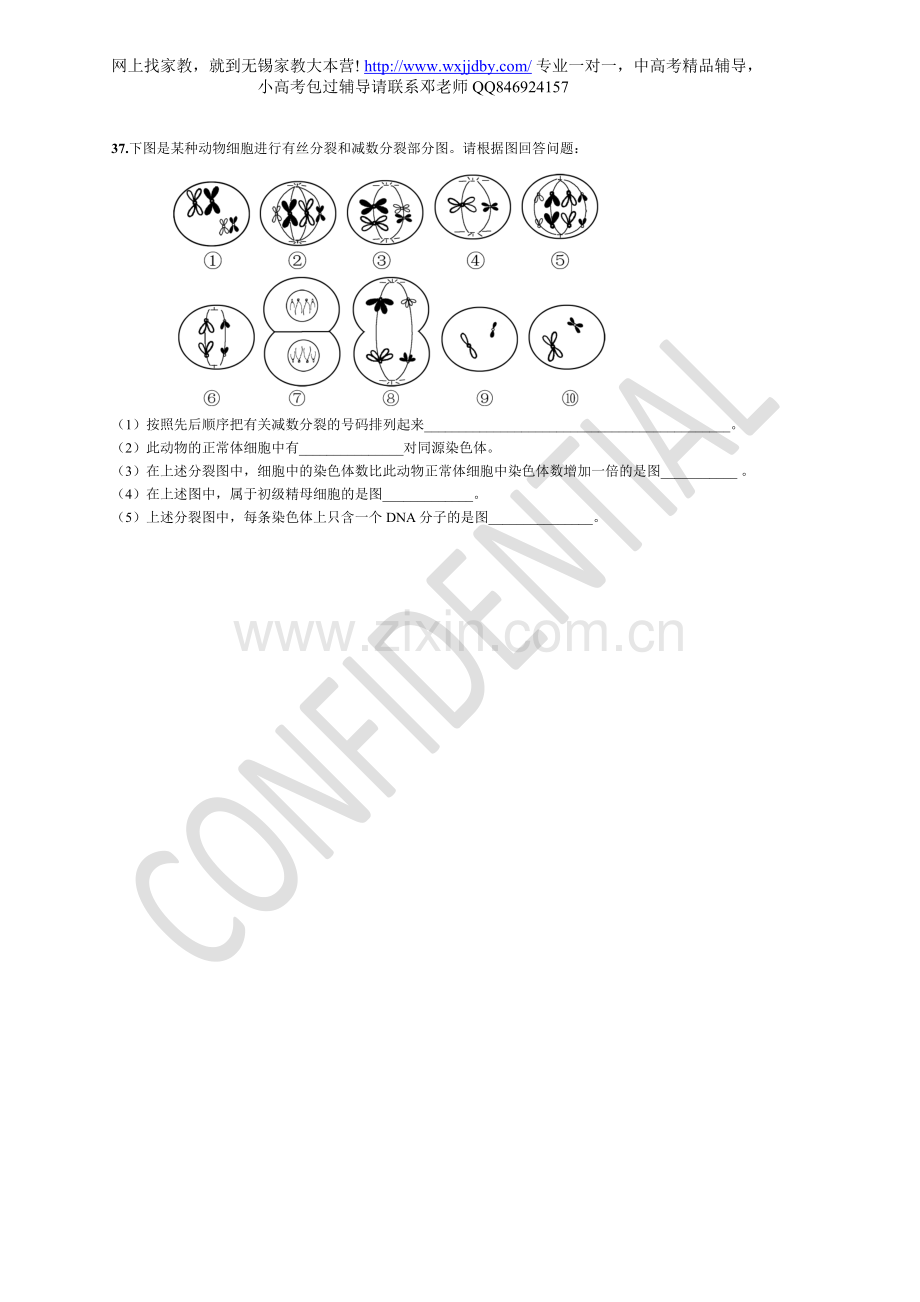 江苏省学业水平测试生物必考题.doc_第3页