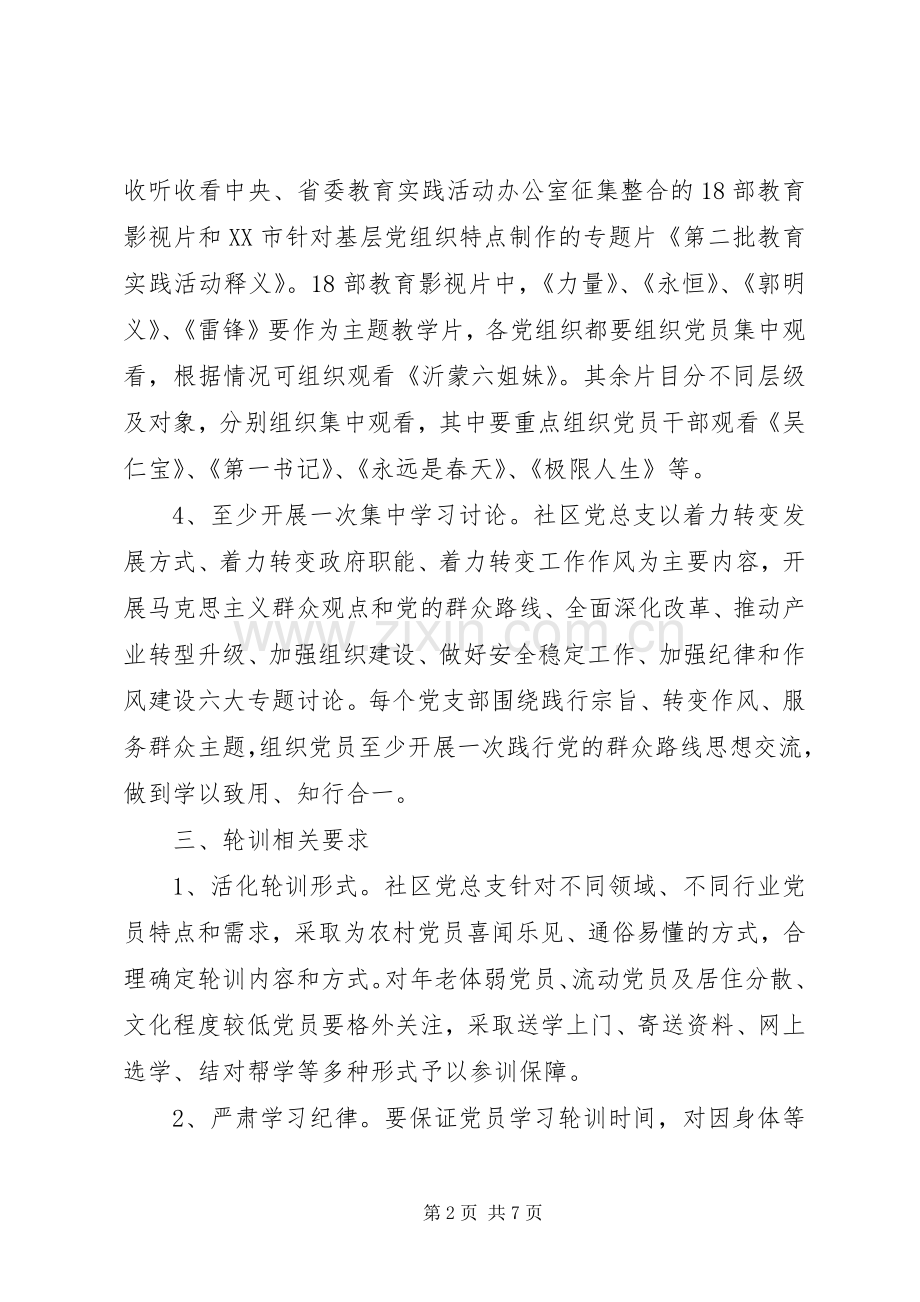 XX年社区党员学习计划范文.docx_第2页