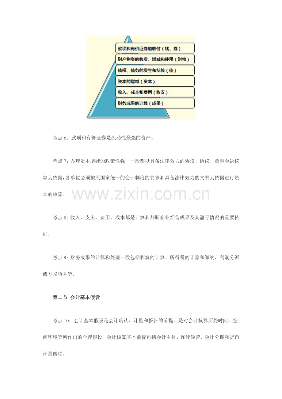 2024年会计从业资格考试会计基础考点总结汇总.doc_第2页