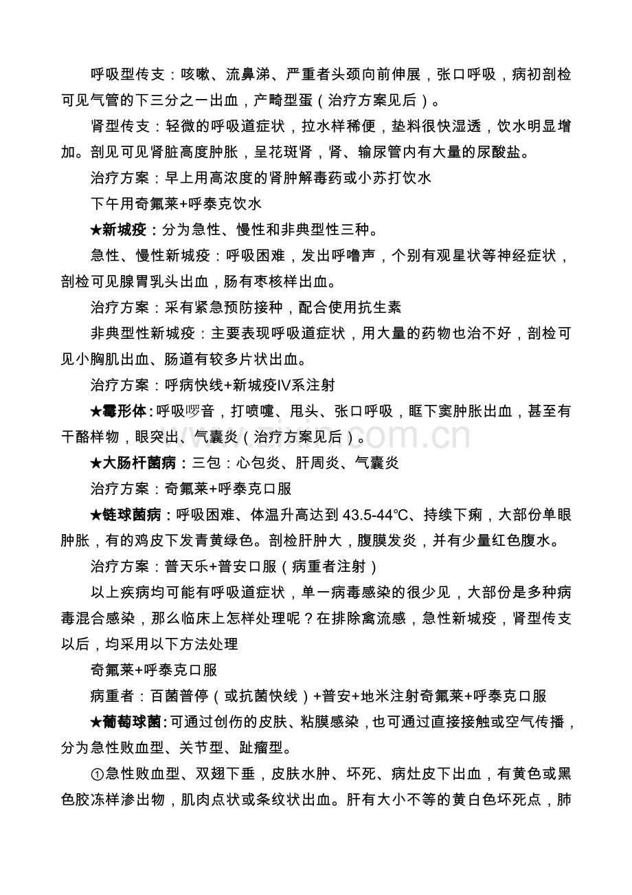 常见禽病诊断要点及处理方案.doc_第2页