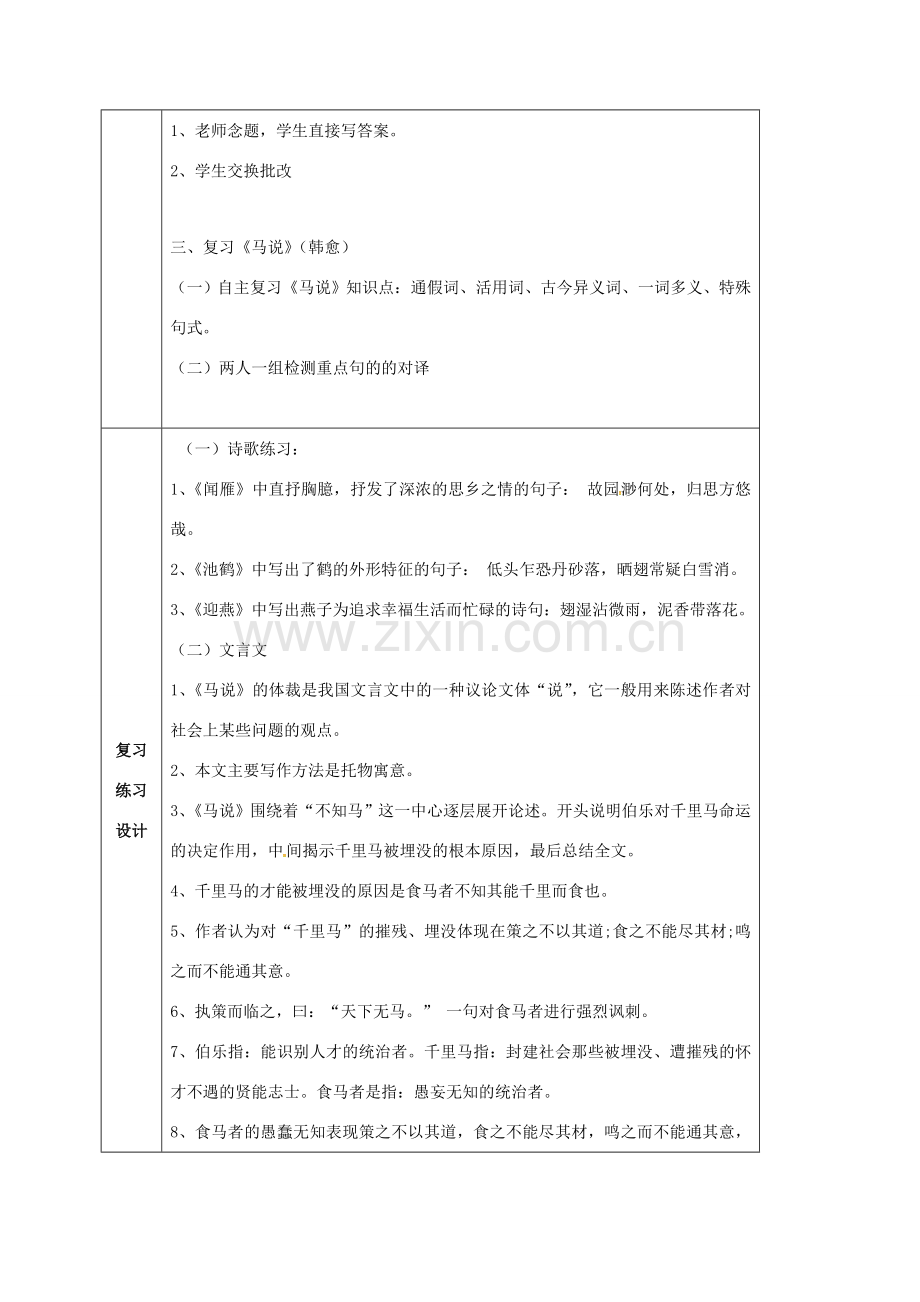 云南省峨山县八年级语文下册 第一单元复习教案 （新版）苏教版-（新版）苏教版初中八年级下册语文教案.doc_第2页