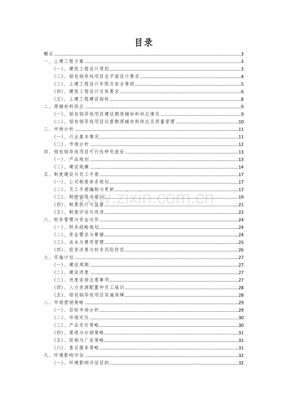 铝包钢导线项目投资分析及可行性报告.docx_第2页