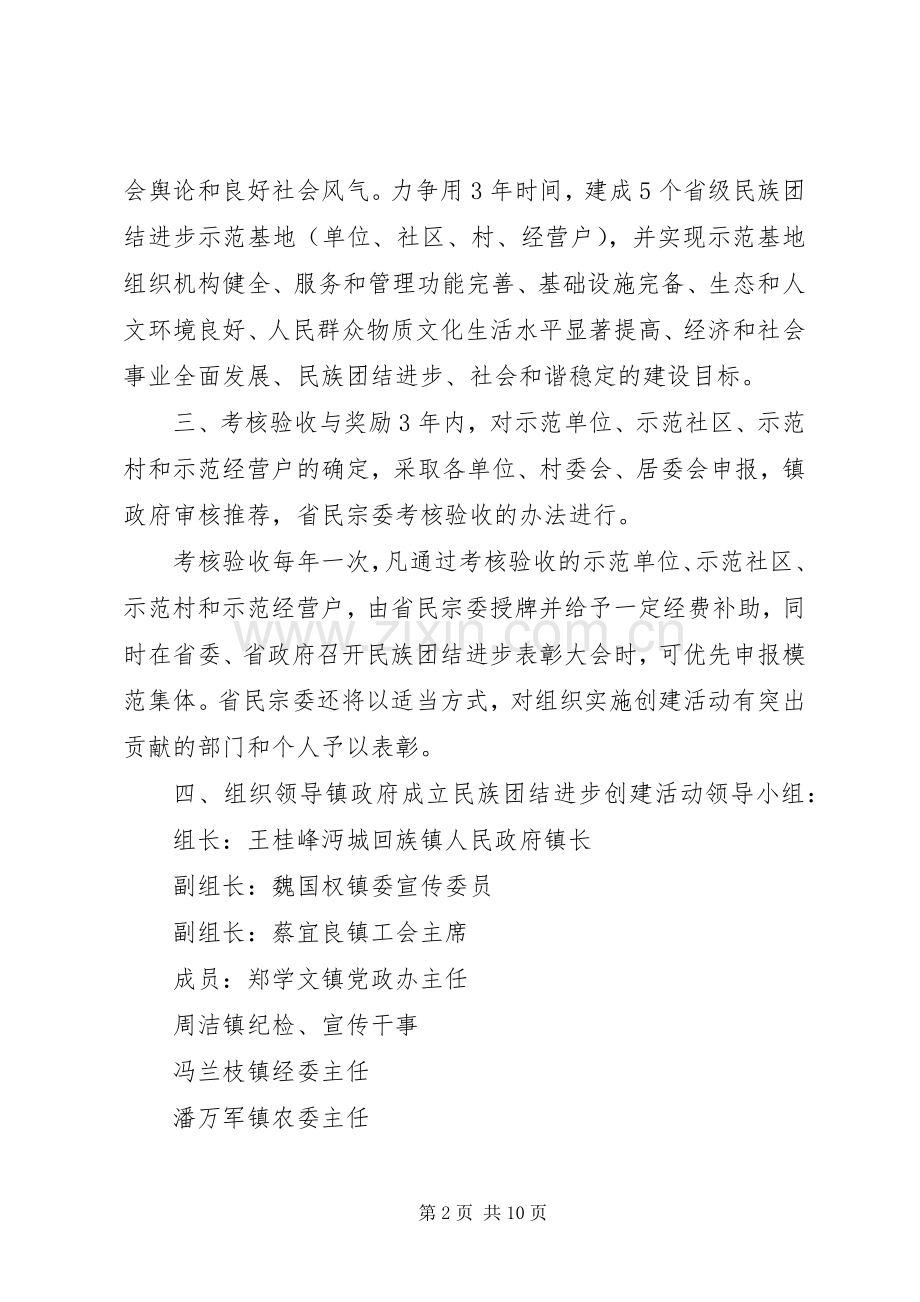 【20XX年民族团结进步创建活动工作计划】XX年民族团结工作计划.docx_第2页