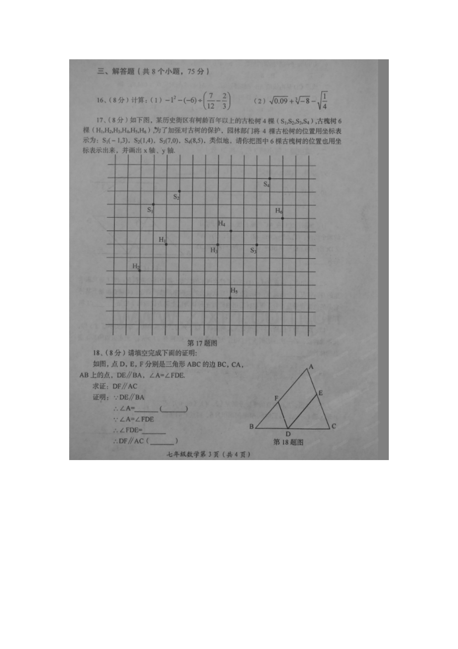 洛阳市2013-2014七年级下学期数学期末试题及答案.doc_第3页