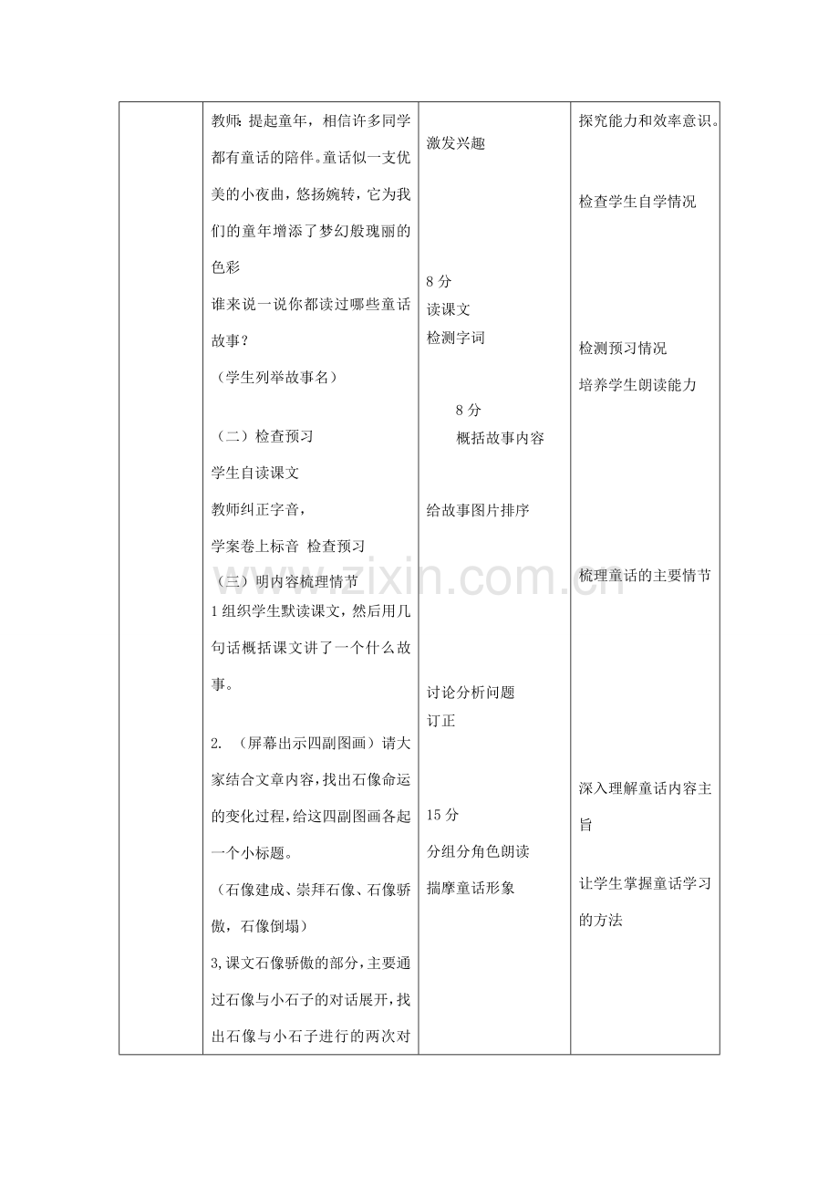 七年级语文上册 第17课《古代英雄的石像》教案 北京课改版-北京课改版初中七年级上册语文教案.doc_第2页