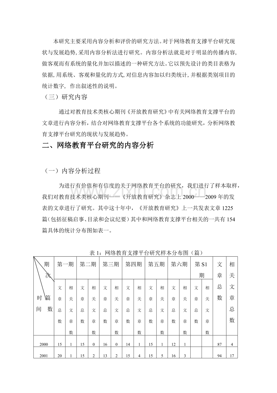 网络教育支撑平台的研究现状及发展趋势.doc_第2页