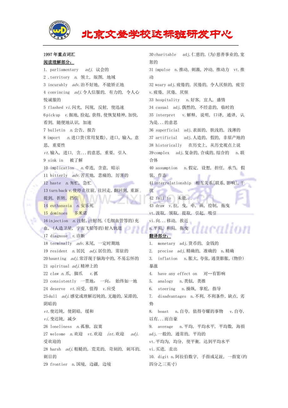 考研英语历年真题词汇手册.doc_第1页