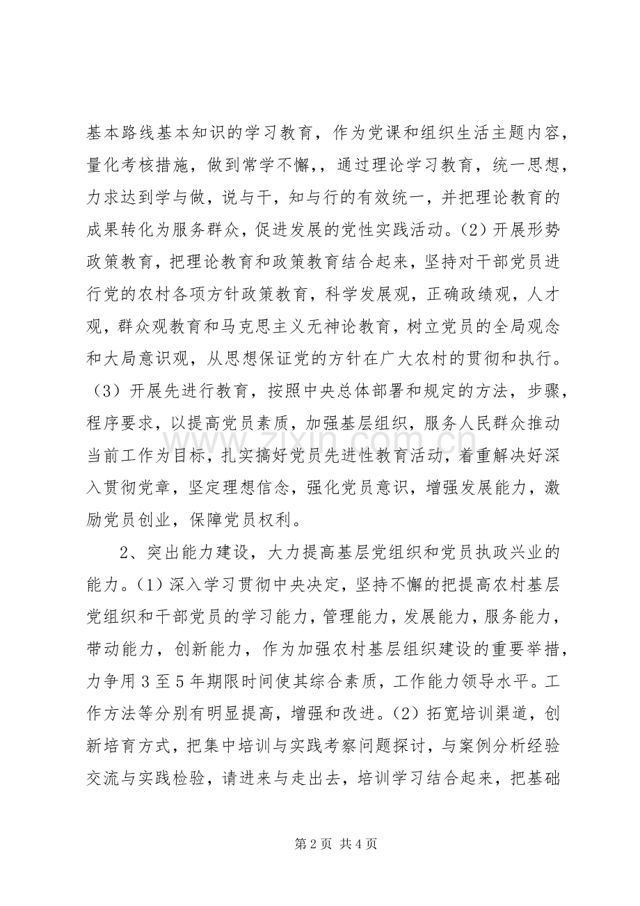 乡镇年度基层党建工作计划 .docx_第2页