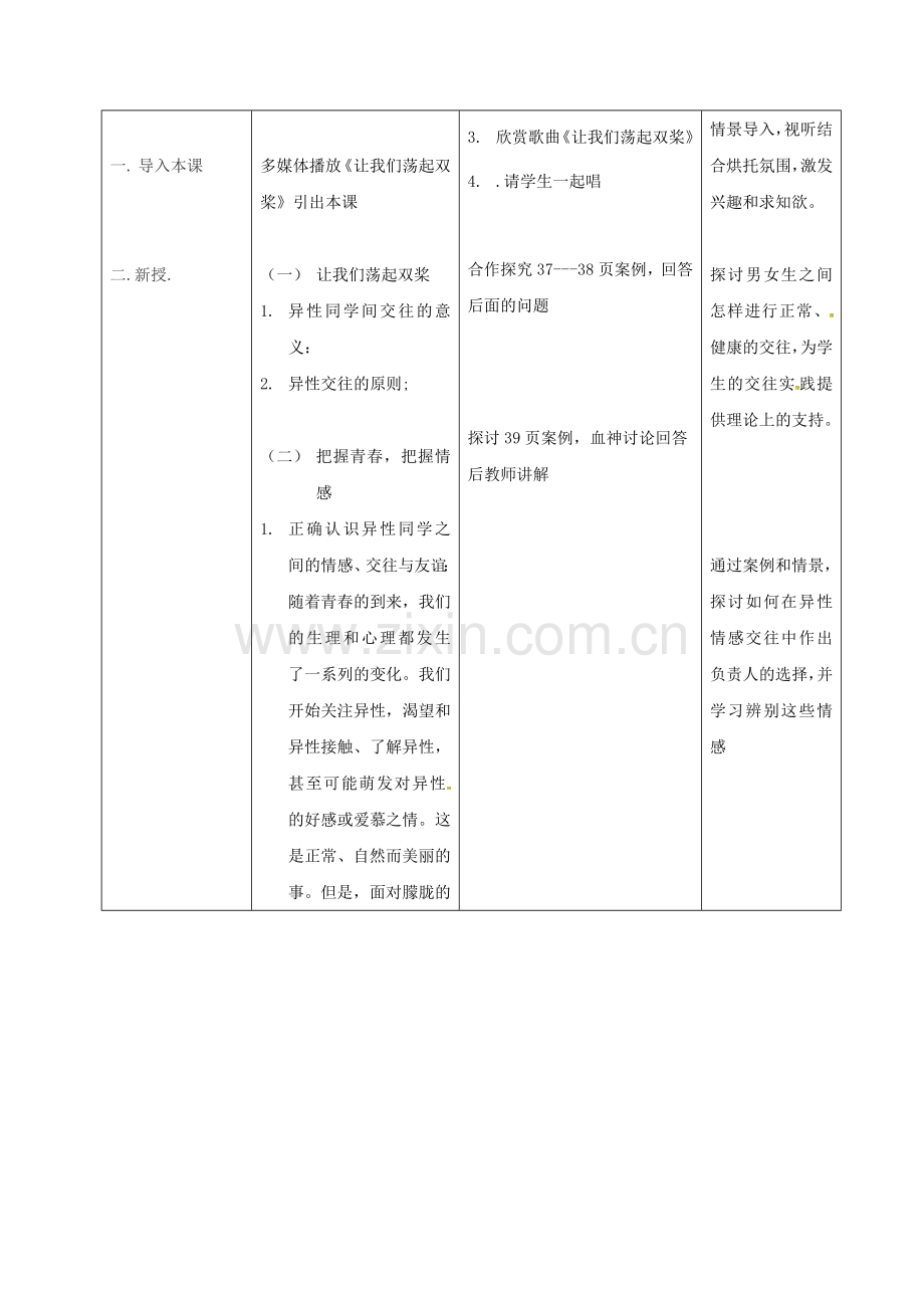 八年级政治上册 第二单元 3.2 男生、女生教案 新人教版-新人教版初中八年级上册政治教案.doc_第2页