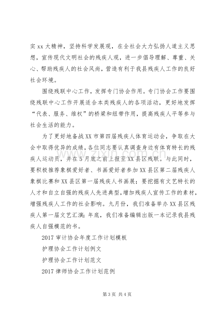 县残联协会工作计划 .docx_第3页