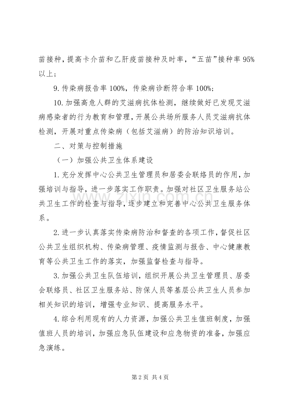 XX年传染病防治中心个人工作计划.docx_第2页