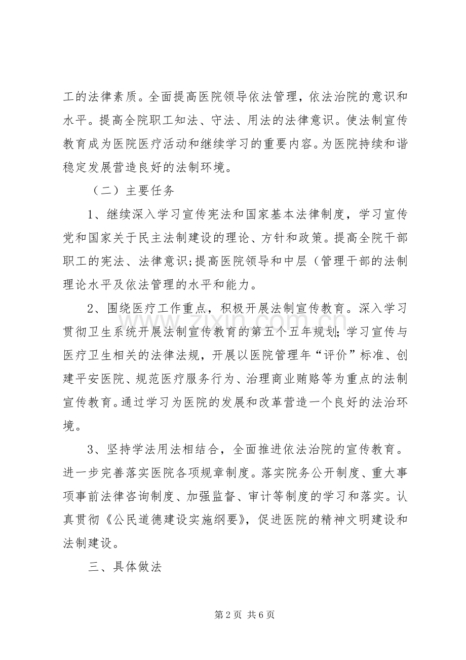 市人民医院五五普法工作计划.docx_第2页