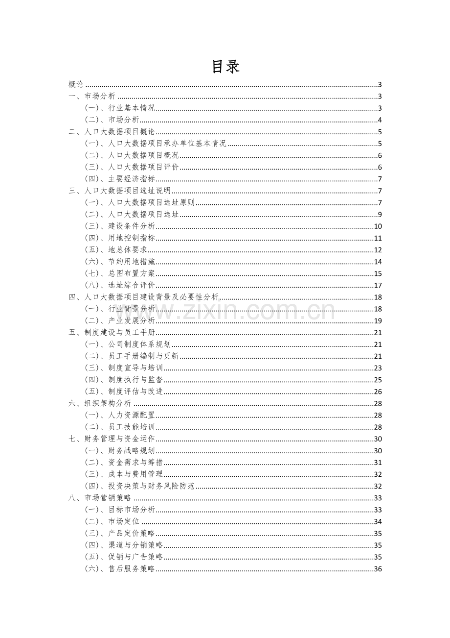 人口大数据项目可行性研究报告.docx_第2页