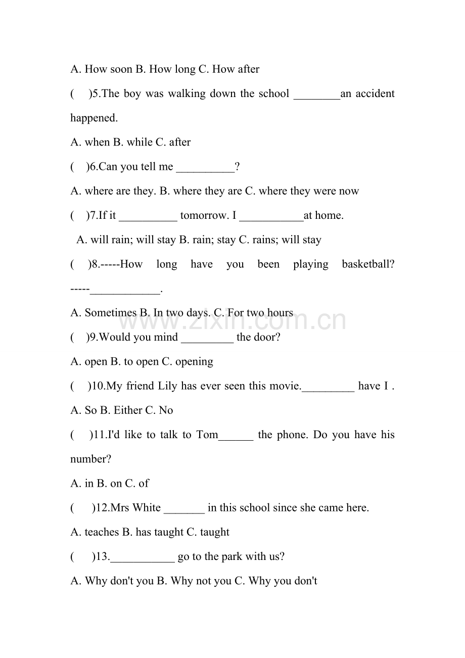 人教初二英语笔试部分.doc_第2页