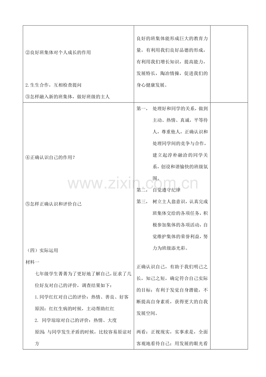 山东省郯城县七年级政治上册《不一样的环境 不一样的“我”》教案2 人教新课标版.doc_第2页