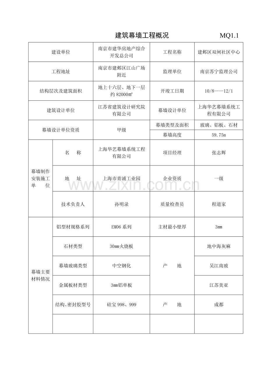 幕墙工程竣工资料(全套).doc_第3页