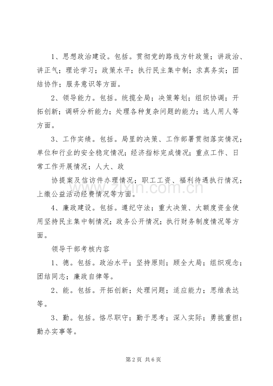 公司年度基层单位领导班子和领导干部考核工作安排意见 .docx_第2页